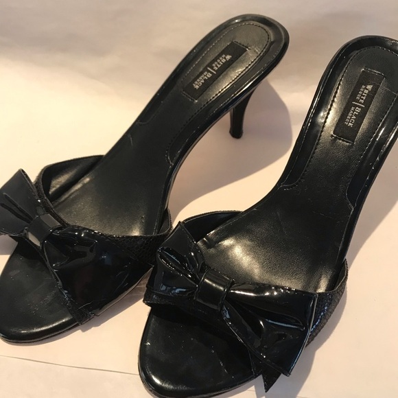 White House Black Market Shoes - Bow Accent Heels